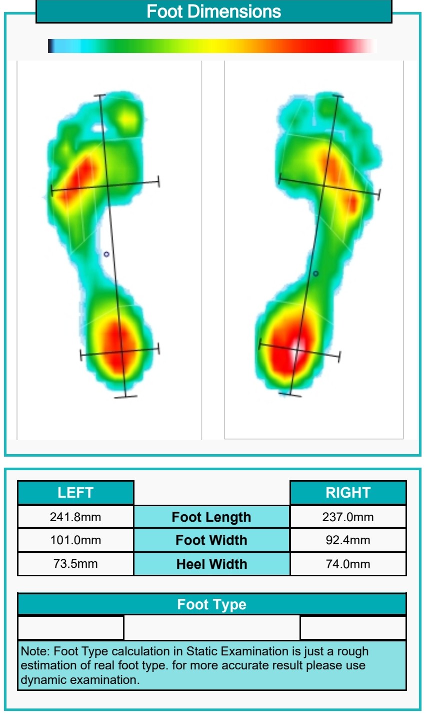 Foot Pressure Map